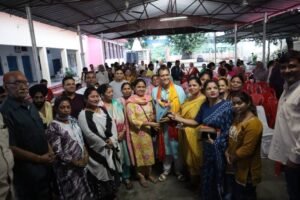हाईटेंशन लाइन हटाने और विकास कार्यों के लिए विधायक का आभार।WWW.JANSWAR.COM