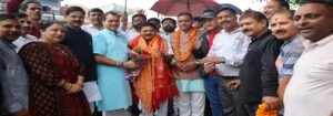 ऋषिकेश में भाजपा प्रदेश संगठन मंत्री फणीन्द्रनाथ शर्मा का कार्यकर्ताओं ने किया स्वागत। WWW.JANSWAR.COM